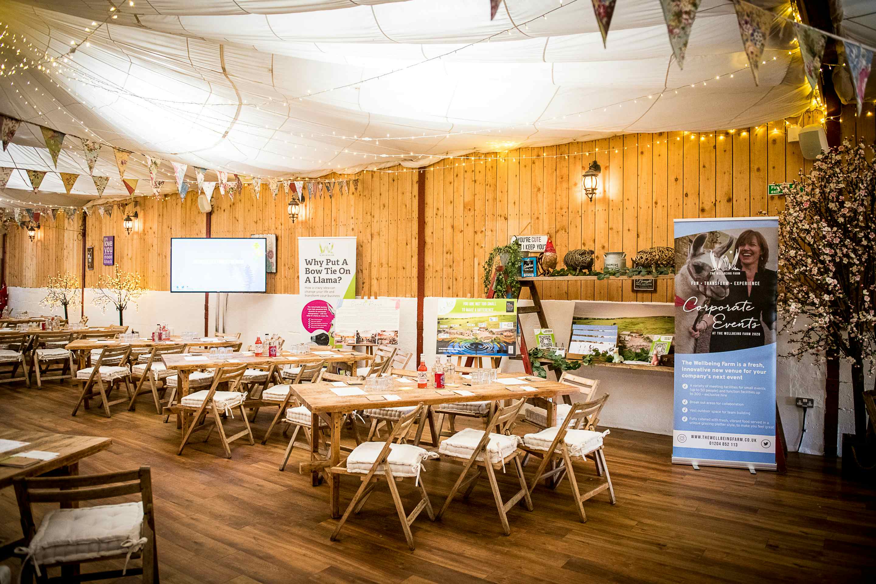 Event Barn, The Wellbeing Farm Ltd